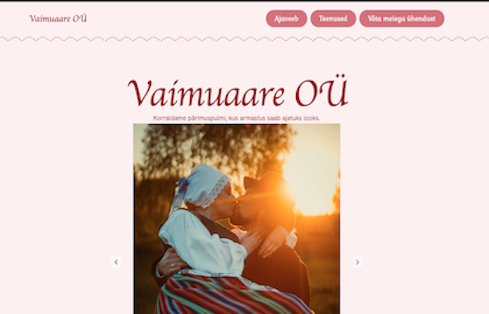 Vaimuaare project screenshot